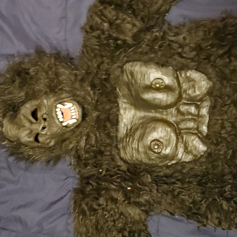 Kids small gorilla Halloween costume